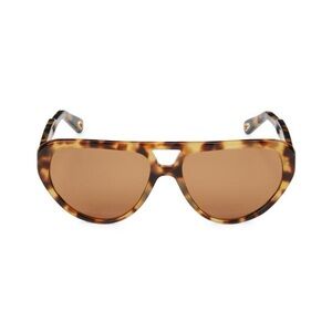 Chloe Tortoise Shell Aviator Sunglasses